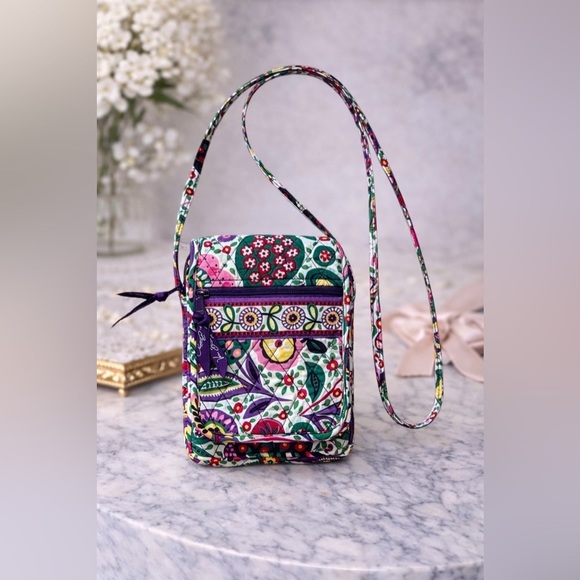 Vera Bradley Accessories - Vera Bradley Viva La Vera Mini Hipster Crossbody Bag Retired Floral Quilted
